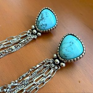 Free People Boho-chic Turquoise earrings